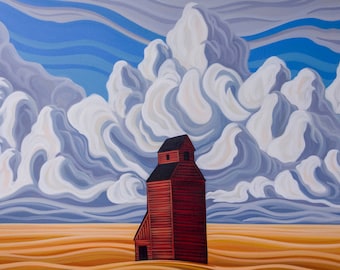 Prairie Wind, 5x7, Canadian Artist, Print