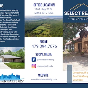 Tri-Fold Brochure Real Estate Canva Template - Realtor Promotion Product