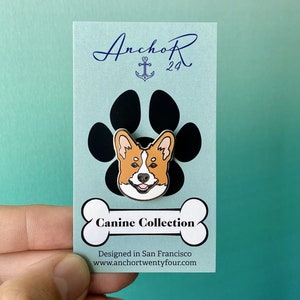 Corgi Pin, Hond Emaille Pin, Corgi Emaille Pin, Corgi, Corgi Gezicht, Hond, Dog Pin, Emaille Pin, Pin, Dog Lover, Cute, Schattig, Accessoire, Cadeau