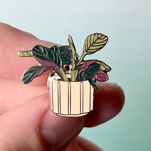 Maranta, Enamel Pin, Plant Pin, Plant, Plant Gift, Succulent, Plant Pot, Plant Stand, Planter, Gift, Gift Idea, Birthday Present