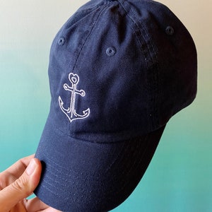 Hat, Baseball Hat, Embroidered, Unisex, Baseball, Baseball Cap, Hat Women, Hat Men, Unisex Hat, Embroidered Hat, Cap, Navy Hat, Blue