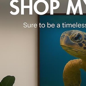Sea Turtle Painting – Hyper-Realistic Underwater Ocean Wall Art | 8K Digital Marine Wildlife Artwork | Coastal Nature Decor Print