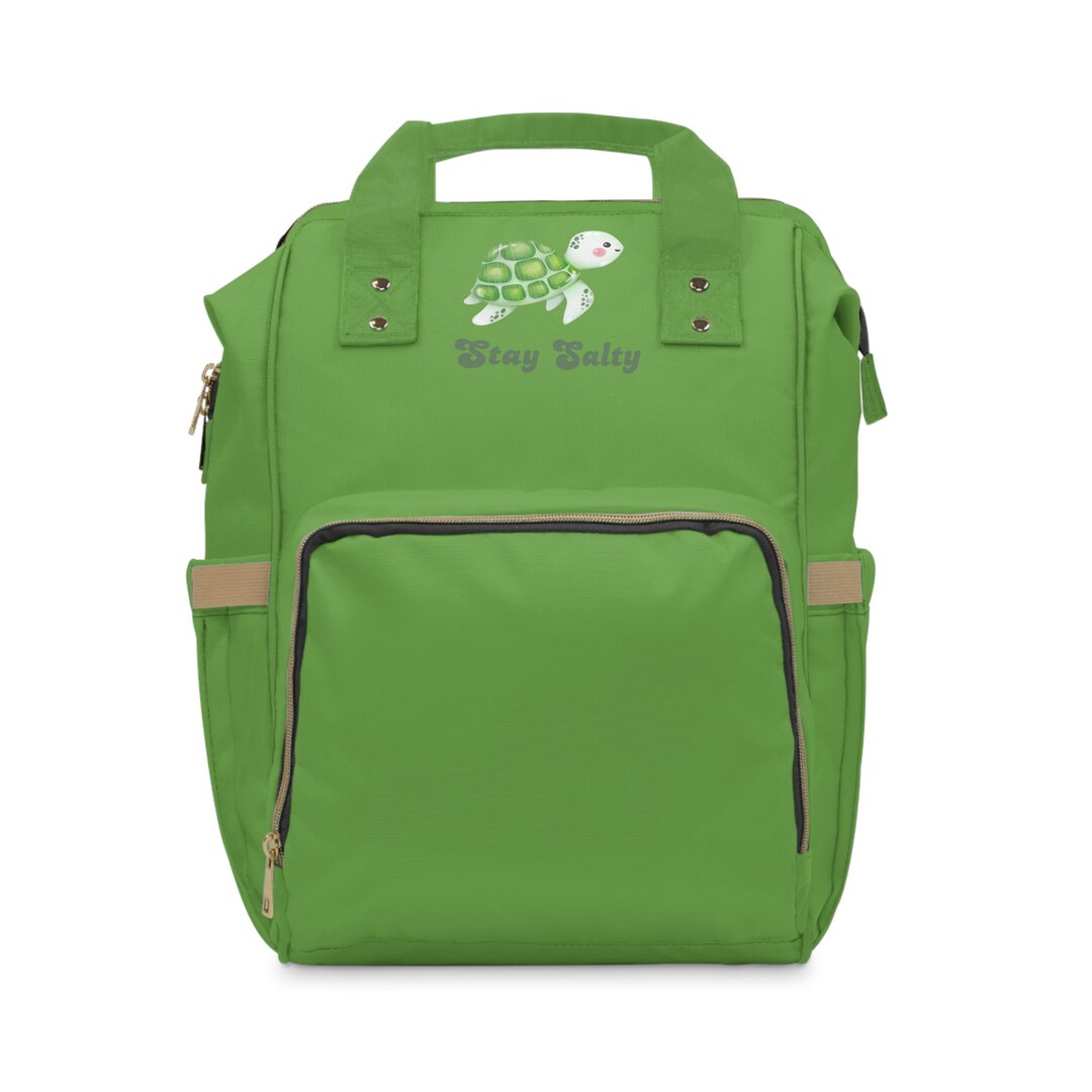 Stylish Turtle Print Diaper Backpack, Baby Bag, Toddler Backpack, Mommy ...