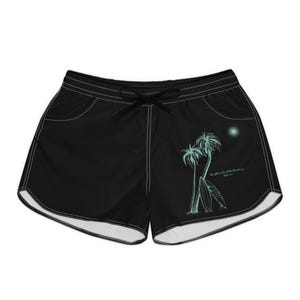 Christian Tropical Vibe Women&#39;s Casual Shorts, Beachwear, Summer Essentials, Vacation Outfit, Stylish Lounge Shorts