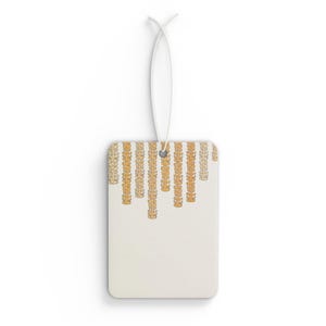 Scented Car Air Freshener Tag, New Car, Pine, Black Ice Scent image 1