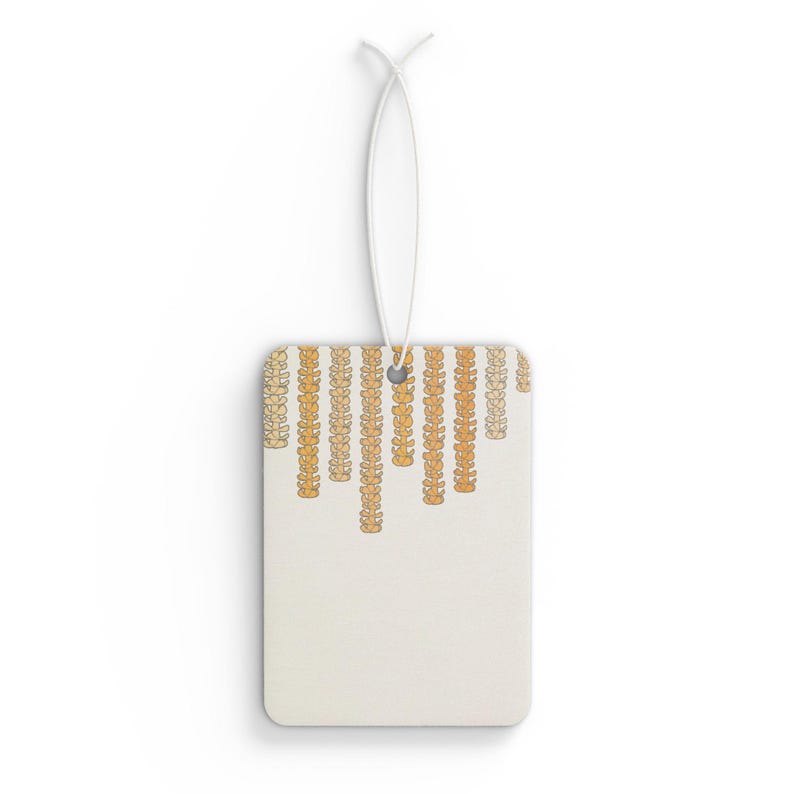 Scented Car Air Freshener Tag, New Car, Pine, Black Ice Scent image 1