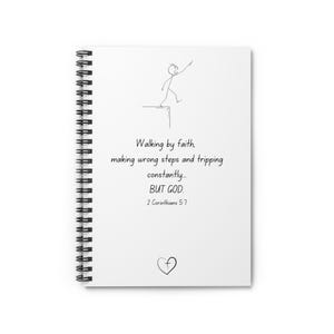 Inspirational Spiral Notebook - Faith and Reflection, Motivational Journal, Christian Gift, Spiritual Keepsake, Daily Planner