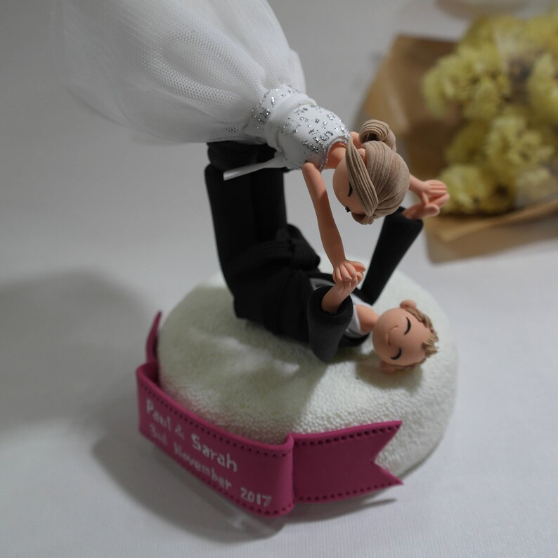 Jiu Jitsu Judo Custom Wedding Cake Topper Etsy