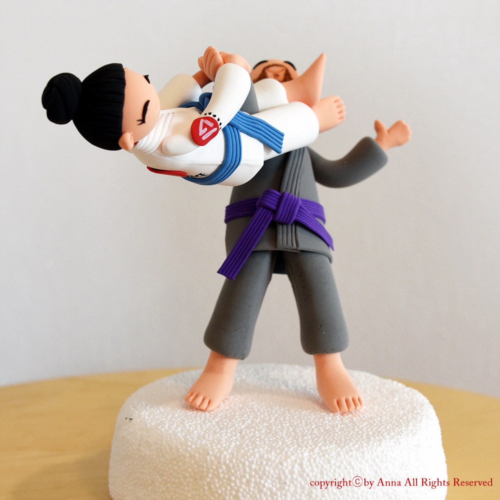 Jiujitsu Judo Sports Theme Wedding Topper Etsy