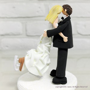 Figure Skating Couple Custom Wedding Cake Topper Decoration - Etsy