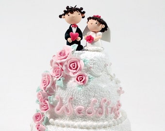 Wedding cake topper, Decoration, Gift, Keepsake - Listing for the Deposit payment