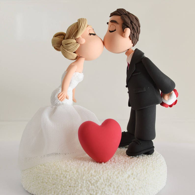 Lovely couple custom wedding cake topper Etsy