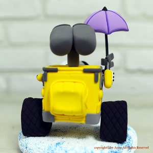 Custom Wedding Cake Topper Wall E, Eve theme image 4