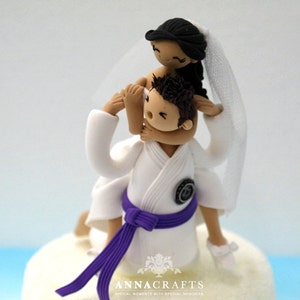 Jiu jitsu, Jiu-Jitsu Judo theme Custom Cake Topper image 2