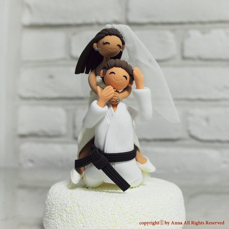 Jiu jitsu, Jiu-Jitsu Judo theme Custom Cake Topper image 1