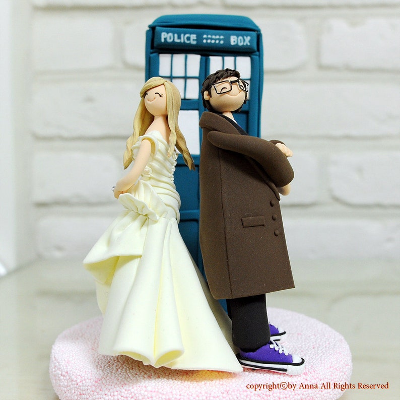  Doctor  who wedding  cake topper decoration  gift keepsake Etsy