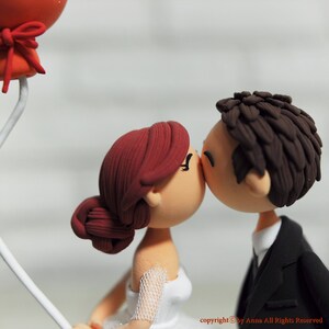 Wedding Cake Topper Custom Cake Topper Just Married Romantic Theme Cake Topper Custom Wedding Cake Topper image 5