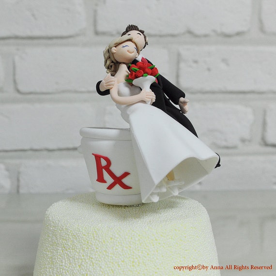 Happily Ever After wedding cake topper Argent-dis police Happily Ever After wedding cake topper Argent-dis police