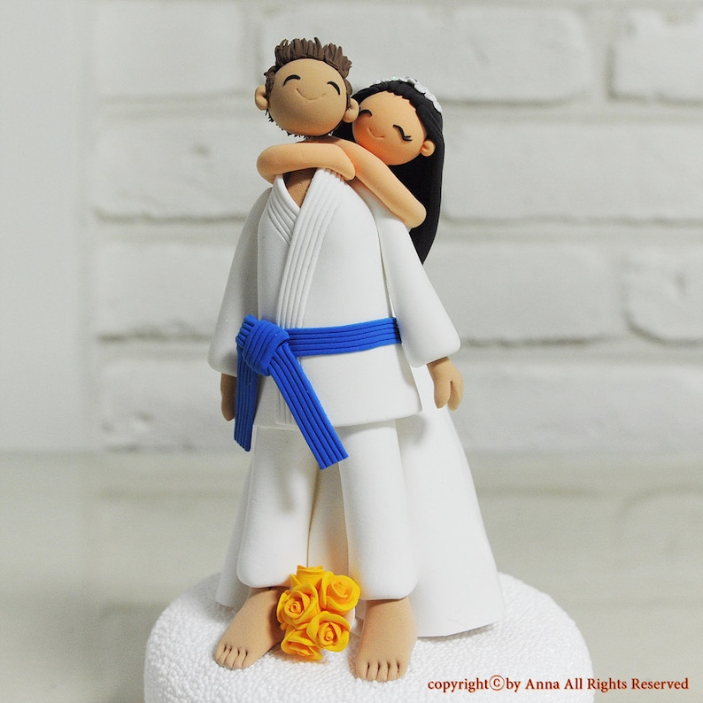 Jiujitsu Custom Wedding Cake Topper Etsy
