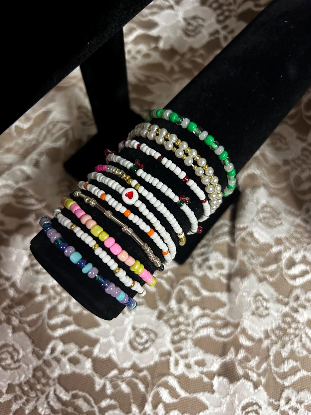 Random Assortment Beaded Bracelets | Assorted Set of 5 Bracelets ...