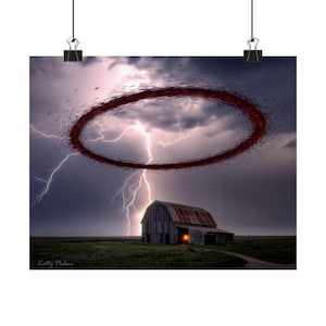 13 Symbole Serie: ""Halo"" -- Dark Irony, Poster Kunstdruck, mystisches Wanddekor, dunkle Ironie, mystische Energie, matt"
