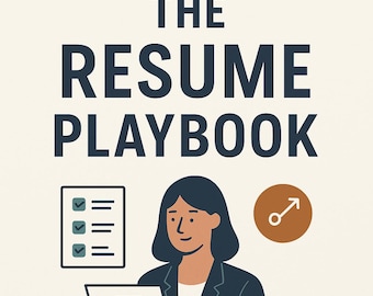 Resume Playbook: Job Search Guide & Resume Writing eBook (Digital Download)