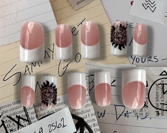 Supernatural TV Show Press On Nails: with custom sigils