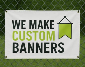 Custom Vinyl Banner – Personalized 13oz Waterproof Sign