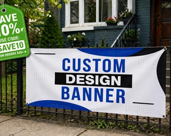 Custom Vinyl Banner – Personalized Waterproof Sign