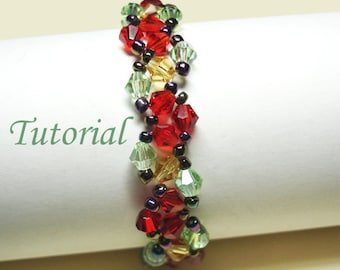 Beading Tutorial - Beaded Rose Garden Bracelet