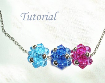 Beading Tutorial - Beaded Simple Bead Pendant