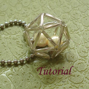 Beading Tutorial - Beaded Hollow Ball Pendant