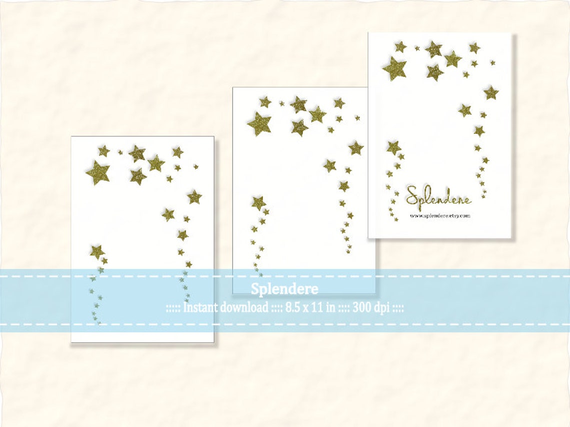 Printable Gold Glitter Jewelry Cards Tags DIY Jewelry Cards - Etsy