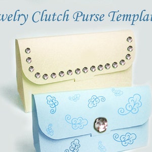 Template Printable Clutch Purse Gift Bag image 1