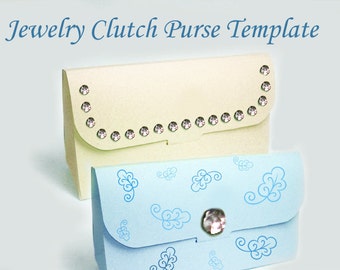 Template - Printable Clutch Purse Gift Bag
