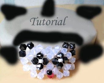 Beading Tutorial - Beaded Cute Panda Pendant