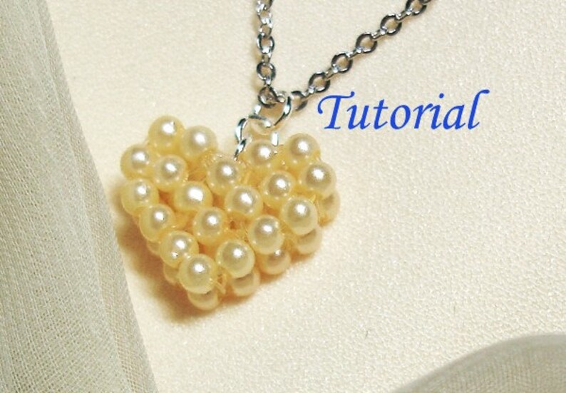 Beading Tutorial Beaded Heart of Love Etsy