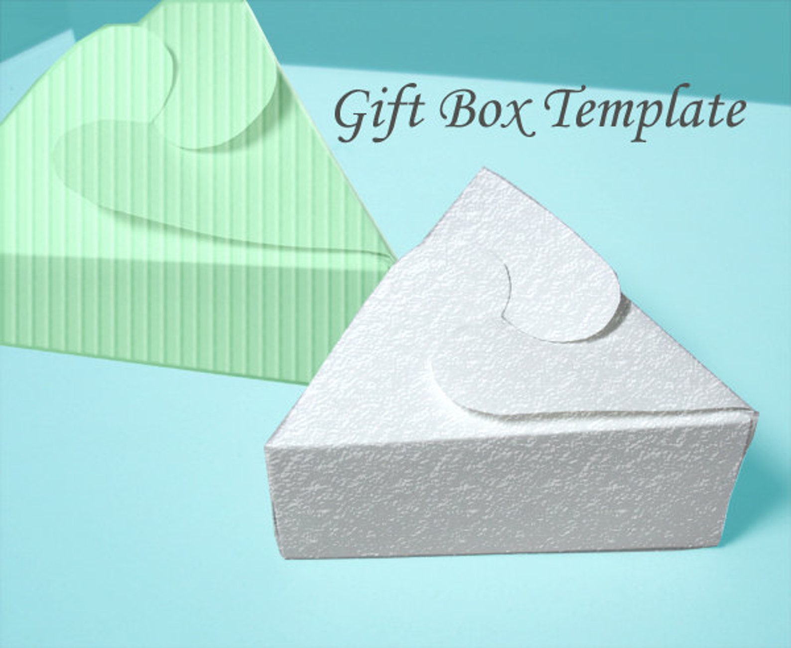 Triangular Jewelry Box Template - Printable Triangular Jewelry Gift Box - Etsy