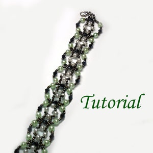 Beading Tutorial Beaded Candy Pretzel Bracelet Pattern image 5