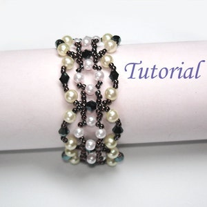 Beading Tutorial Beaded Candy Pretzel Bracelet Pattern image 3