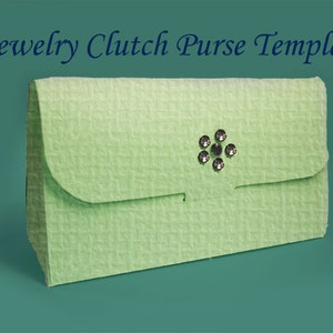 Template Printable Clutch Purse Gift Bag image 2