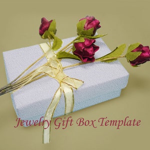 Template - Printable Rectangular Jewelry Gift Box