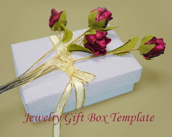 Template - Printable Rectangular Jewelry Gift Box