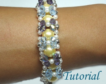 Beading Tutorial - Beaded Butterfly Trail Bracelet