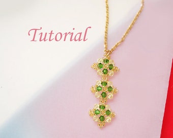 Beading Tutorial - Beaded Lattice Pendant