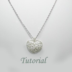 Beading Tutorial Beaded Lilies Of The Heart Pendant Pattern image 3