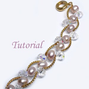 Beading Tutorial Beaded Pearl Bliss Bracelet image 3