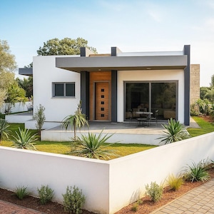 Modern 3 Bedroom House Plans – 54x41 ft - 1.5 Bath | 1625 sq ft Open Layout One-Story Home - Compact home - PDF + CAD | Instant Download