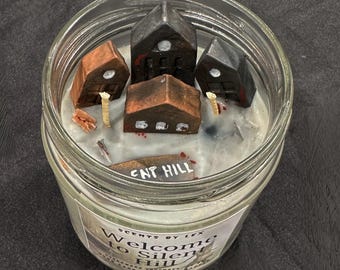 Silent hill inspired candle