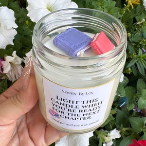 Mango Coconut Candle, Book Lover Gift, 9 oz